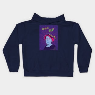 Emma Goldman is Rad AF Kids Hoodie